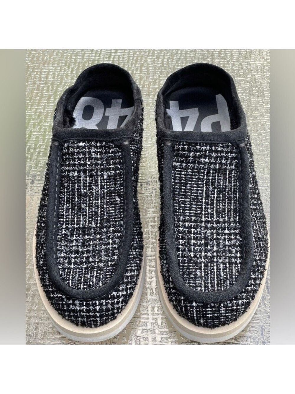 P448 Bubble Shaka Slip-On Sneaker Loafer in Black/Grey. Size 10 US / …